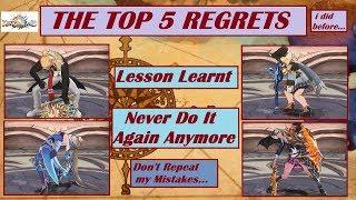 King's Raid - Top 5 Regrets and Never Repeat Again