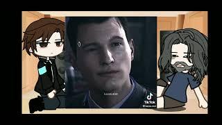 Реакция Коннора и Хэнка на тт..Detroit become human(gacha life/Capcut)