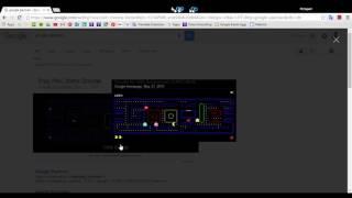 GOOGLE! Google Pacman Easter Egg