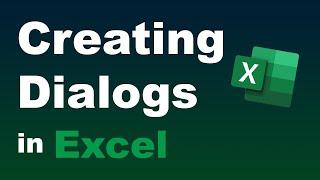 #9 - Creating Dialogs in Excel VBA Programming (Build Message & Alert Dialog Boxes for Users)