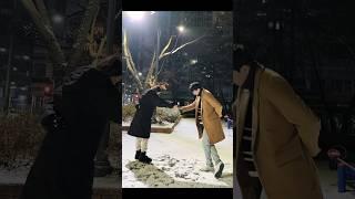 외국인 아내와 눈오는날 한국에서 사랑의 댄스 ㅋㅋㅋㅋㅋ