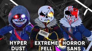 Roblox | Multiverse Of SUS | Hyper Dust Sans | Extreme Fell Sans | Horror Sans