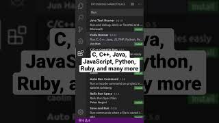 Run your Programs with Visual Studio code extension!!