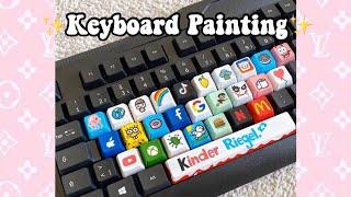 Painting Keyboard Keys-FULL KEYBOARD ART COMPILATION