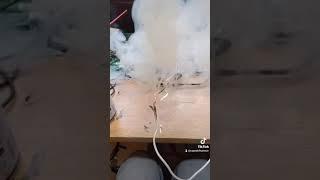 Vaporizing copper!