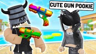 CREEPY Girl Tried To DATE Me For Chroma Watergun.. (Murder Mystery 2)