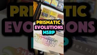 Prismatic Evolutions MSRP #pokemon #pokemontcg