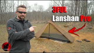 Budget Friendly - 3F UL 2022 Gear Lanshan 1 Pro Tent - First Look and Thoughts