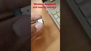 wireless keyboard and mouse connect