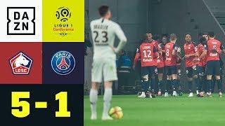 Debakel für Thomas Tuchel: Lille - Paris St.-Germain 5:1 | Ligue 1 | Highlights | DAZN