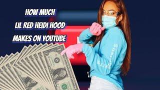 How Much Does Lil Red Heidi Hood Earn from YouTube? Here's the data