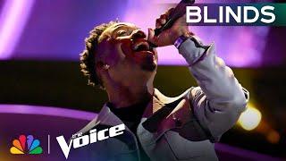 Austyns Stancil Earns Four-Chair Turn with "Ooo Baby Baby" | The Voice Blind Auditions | NBC