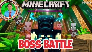 Minecraft Boss Battle | Kids Brain Break, Workout Adventures & PE Games