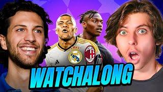 REAL MADRID 1-3 AC MILAN CHAMPIONS LEAGUE 24/25 WATCHALONG