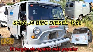 Sava J4 BMC Diesel 1968. El furgón popular de reparto nacional.