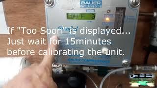 CO Normal Calibration (Bauer B.A Compressor)