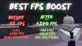  Best FPS BOOST For TSB  | ( FIX LAG + HIGHER FPS + TSB ) 