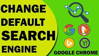 How to Change Google Search Engine in Chrome - Set Default BING, YAHOO, DUCKDUCKGO