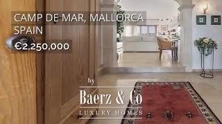 Mediterranean style: Chalet in Camp de Mar with large sunny terrace and pool - Luxury home for sale