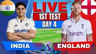 LIVE: IND vs ENG 1st Test, day 4 | India vs England 3rd session | Live Cricket Score & commentary