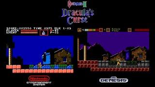 Castlevania 3 Tech/Art Demo for the Sega Genesis / Mega Drive