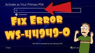 How To Fix PS4 Error WS-44949-0