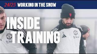 Working In The Snow ️ | INSIDE TRAINING