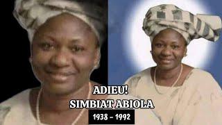 Iku Simbiat Abiola, aya MKO. ADIEU!