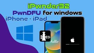 How to use iPwnder32 on windows | pwned DFU without Mac | Free