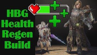 MHW: My Heavy Bowgun Build: Good DPS, Good survival and tanky! (HBG)