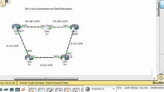 RIPv1 Boundary Router Problem - Packet Tracer