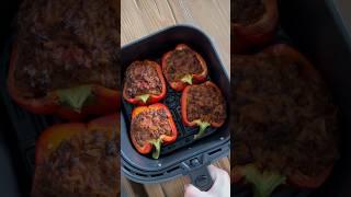 The Best Air Fryer Stuffed Peppers (Ground Beef)