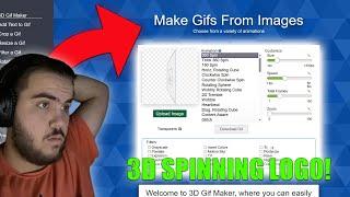 HOW TO MAKE A 3D SPINNING LOGO FOR YOUR SHOPIFY WEBSITE! | @COMFYDENCE