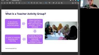 Using Teacher Activity Groups for professional development