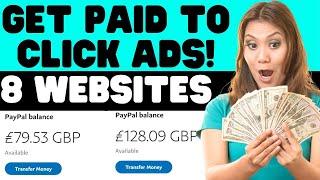 Get Paid To Click Ads Online 2021 | Make Money Online Fast | 8 Websites To Get Paid To Click Ads