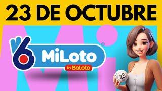 MiLoto Resultados de Hoy Lunes 23 de Octubre de 2023 