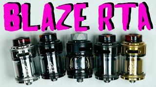 Blaze RTA Mike Vapes X ThunderHead Creations + Wicking Tutorial