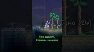 как сделать Мишень-маникен в игре:Terraria