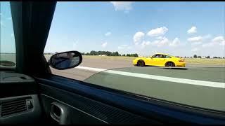 Fiat Coupe 20VT GTX3076 vs 590hp Porsche Turbo