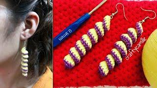 Spiral Crochet Earrings