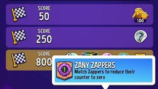 Match Masters Solo Challenge Score Rally Zany Zappers 800 Score