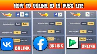 How To Remove / Unlink Google Account In PUBG Mobile Lite | Remove Your Google Account For PUBG