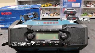 Bosch Compact Jobsite Radio GPB18V-2CN | Accept Phone Call, True Wireless Stereo and More!