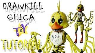 Как слепить Дравкил Чику из пластилина Туториал Drawkill Chica from plasticine Tutorial