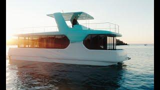 Catamaran Yacht Aquacruise 1200 Houseboat | Nazareth Boats