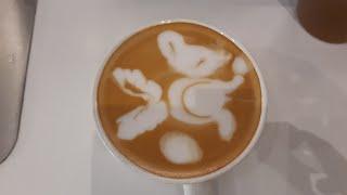 Angel rabbit   latte art // coffee lover 101