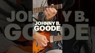 Can You Play This Iconic Rock Riff? | Johnny B. Goode Guitar Intro  #shorts