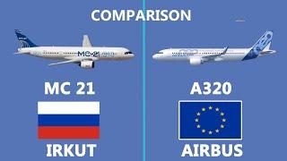 Comparison of Russian Irkut MC-21vs Airbus A320neo