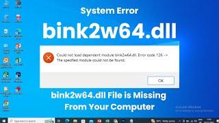 How To Fix bink2w64.dll Error? #bink2w64dll #error #errors #dll #dlldownload #windows #system