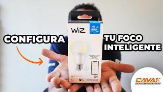 Cómo Configurar Foco WIZ Blanco Dimeable y utilidad de habitaciónes en App.